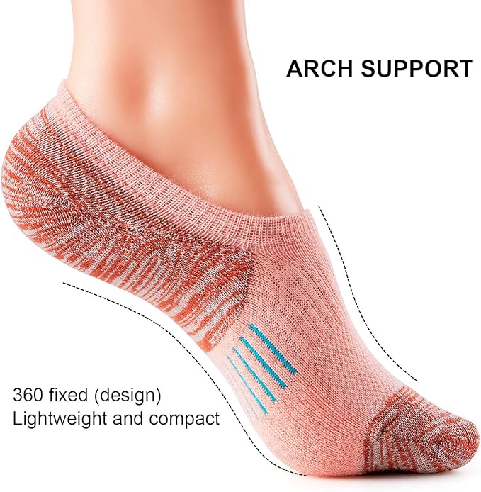 Gonii Womens No Show Socks Athletic Ankle Socks Cushioned Running Low Cut 5-8 Pairs