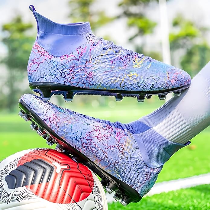 Mens Soccer Cleats Womens Indoor Soccer Shoes Wide Baseball Turf Shoes Adult Youth Rugby Shoes Big Boys Small Spikes AG TF Football Boots