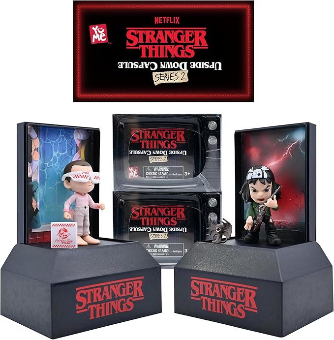 YuMe Stranger Things Action Figures Blind Box (2 Pack) - Series 2 Inspired Official Figurines, Collectible Figures Blind Box for Fans & Kids - Ideal Gift for Birthdays, Holidays & Collectors
