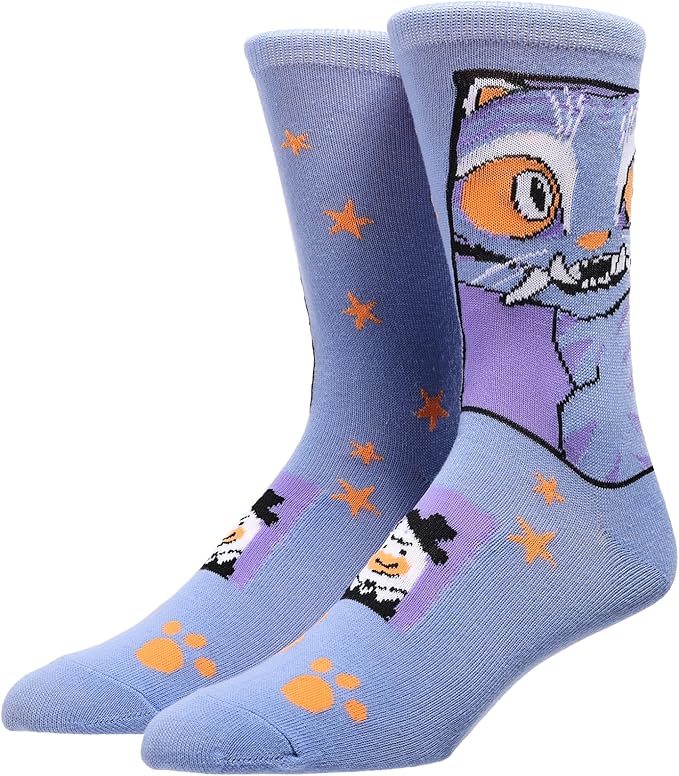 Bioworld KPop Demon Hunters Hunter/X & Derpy 5-Pair Pack Casual Crew Socks