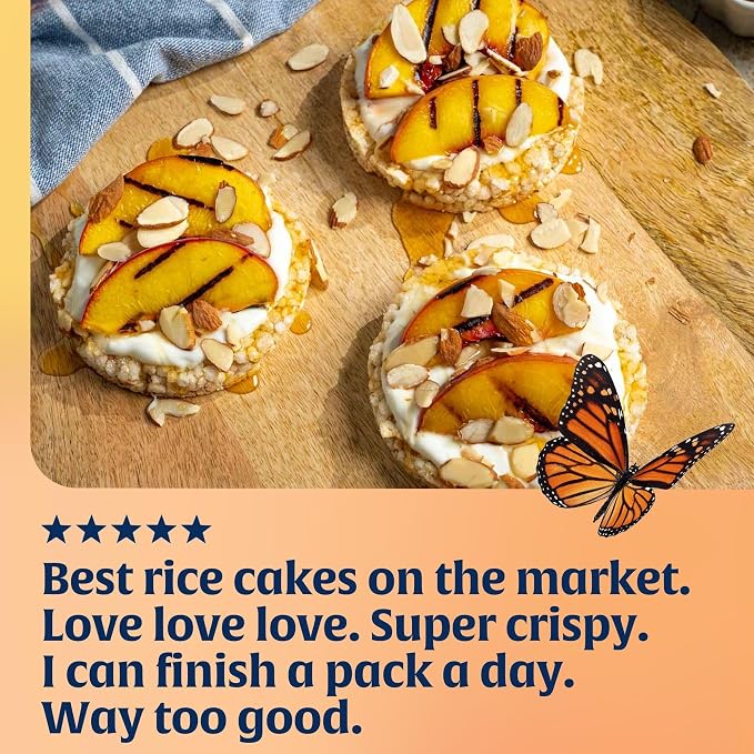 Lundberg Org Rice Cakes Sltd Crml 10.5 OZ (Pack of 4)