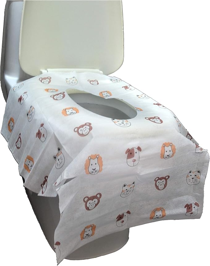 Disposable Toilet Seat Covers - Extra Large Size Perfect for Toddlers Potty Training and Great for Travel Both Kids and Adults (20)