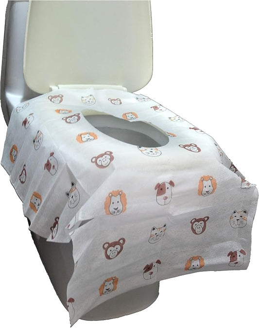 Disposable Toilet Seat Covers - Extra Large Size Perfect for Toddlers Potty Training and Great for Travel Both Kids and Adults (20)