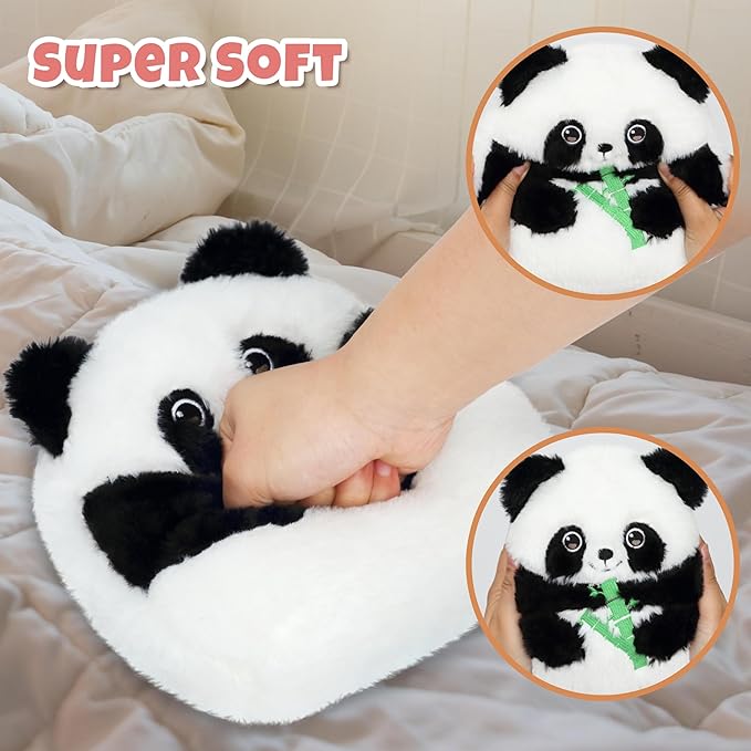 Easfan Panda Plush Pillow Soft Plush Toy Cute Stuffed Animal Home Room Decoration Birthday Festival Gifts for Girls,Kids,Toddlers