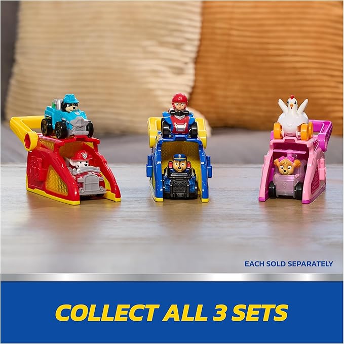 PAW Patrol Skye Pup Squad Launchers with Chickaletta Vehicle 2-Pack, Kids Toys for Boys and Girls Ages 3 and Up