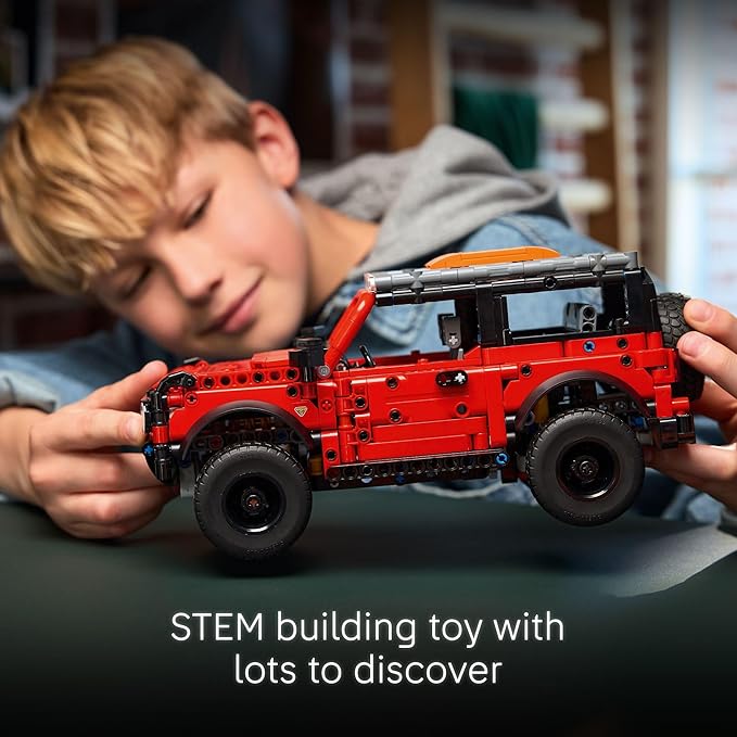 LEGO Technic Ford Bronco Kids Toy Car - Building Toy for Boys and Girls, Ages 10+ - Car Model Kit - Makes a Cool Birthday Gift for Kids - Authentic Ford Bronco Trim & Details - 42213