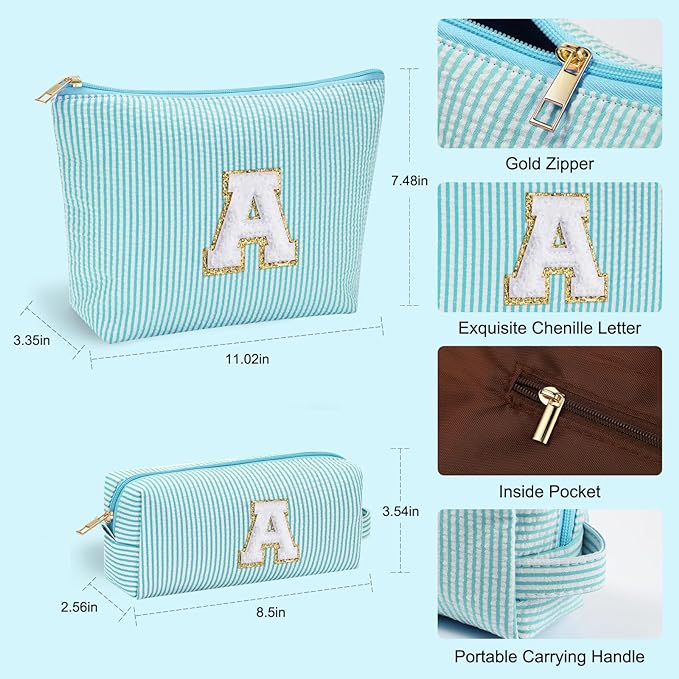 YOOLIFE Teacher Appreciation Gifts,Retirement Travel Gifts for Teacher Travel Makeup Bag | Teacher Birthday Gifts | Mothers Day Gifts for Teacher | Retirement Gifts for Women 2024 | Teacher Gifts E