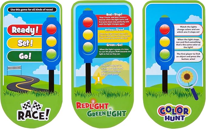 Little Tikes Red Light Green Light, Active Play Sports Toys, for Boys and Girls Ages 3+ Years