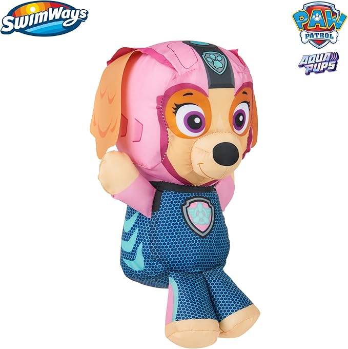 SwimWays Paw Patrol Swim Trainer Life Jacket, US Coast Guard Approved Life Vest Kids Swim Vest, Pool Floats & Life Jackets for Kids, Marshall