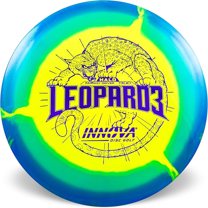 Innova Halo Star Leopard3 Disc Golf Driver – Disc Golf Driver (Colors Will Vary)