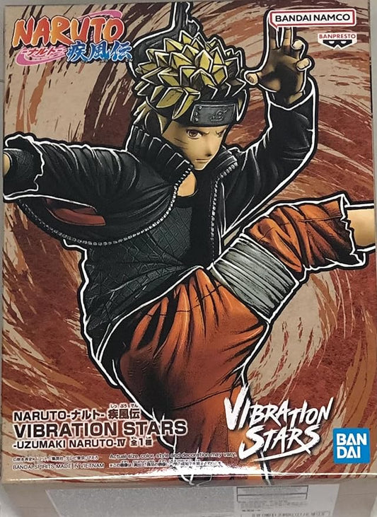 Banpresto - Naruto Shippuden - Uzumaki Naruto IV, Bandai Spirits Vibration Stars Figure