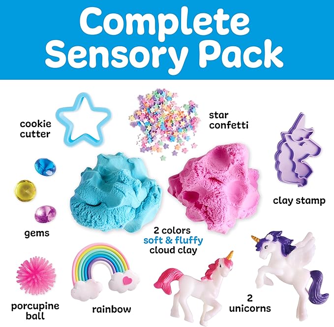 Creativity for Kids Sensory Pack: Unicorn - Sensory Toys for Toddlers, Unicorn Gifts for Girls, Toddler Activities and Easter Basket Stuffers (Ages 3+)