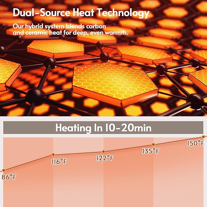 ENSTVER Infrared Wood Sauna 6.4Ft 1-2 Person, Luxury Full Spectrum Far Infrared Sauna Features Low EMF 1745w 7-Light Dynamic & Music Speakers, Canadian Hemlock Dry Indoor Saunas for Home & Gym