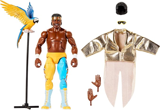Mattel WWE Elite Action Figure & Accessories, Series #125 Set, 6-inch Collectible Koko B. Ware with 25 Articulation Points & Swappable Hands