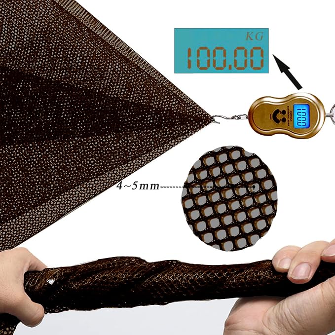 Banister Guard for Baby and Pets - 10ft x 3ft Safety Stairs Rail Net, Balcony Netting Provides Safe Environment for Child, Small Pet, Toy - Brown