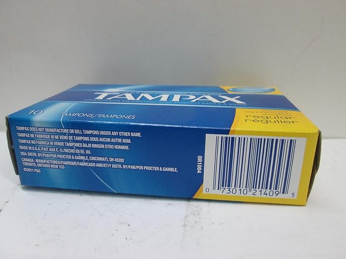 Tampax Regular Tampons with Flushable Cardboard Applicator - Regular - 10 ct