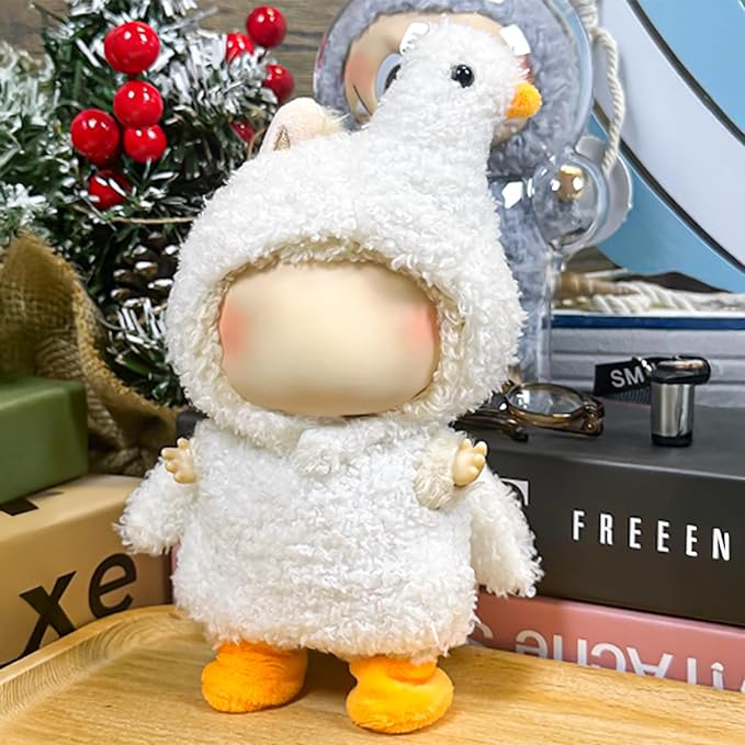 Clothes Fit for 17CM Doll, Fashion Doll Clothes Outfit Set Cute Theme Designer Toys Dress Accessories for Collector Fans Display (Cygnet)