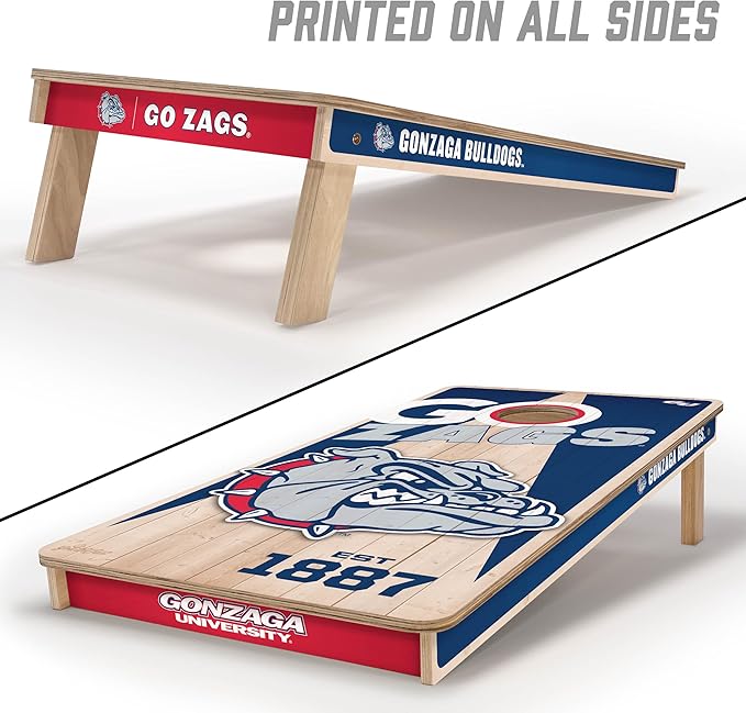 YouTheFan NCAA 2’ x 4’ Professional Wood Cornhole Game