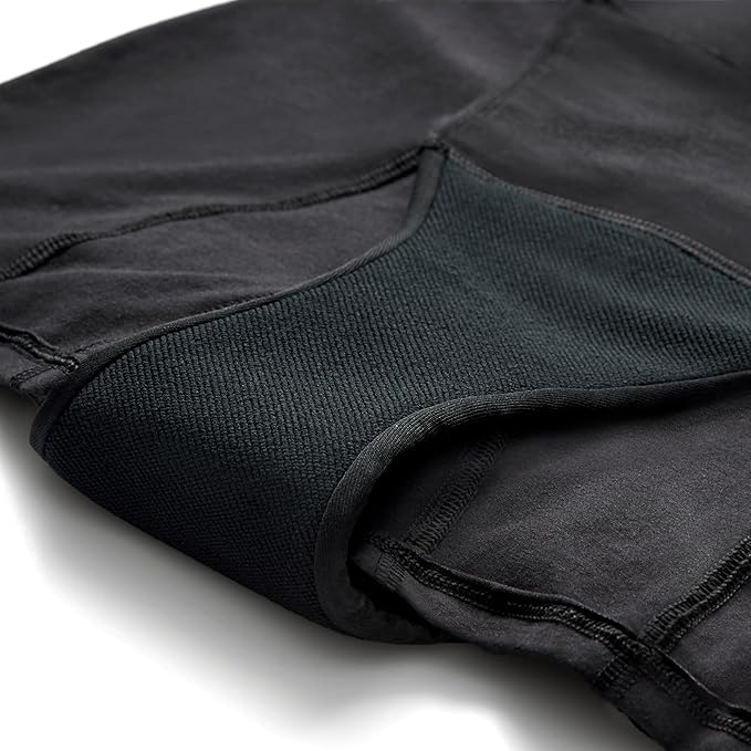 Thinx Ultra-Soft Period Underwear, Overnight Boy-Shorts Leakproof, Holds Up to 12 Regular Tampons*, Period Underwear for Women, Reusable & Controls Odor, Black, XL