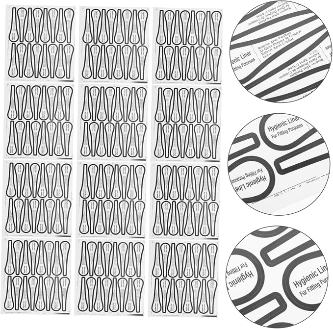 Lurrose 100pcs Protective Stickers for Swimwear Adhesive Panty Liner Decals No Harm to Skin