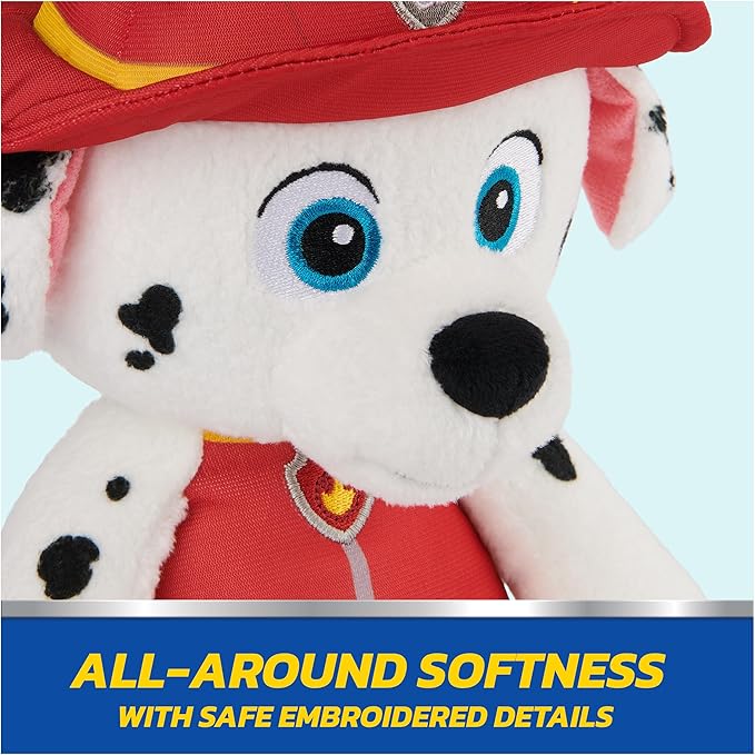 GUND PAW Patrol Official Marshall Take Along Buddy Plush Toy, Premium Stuffed Animal for Ages 1 & Up, Red/White, 13”