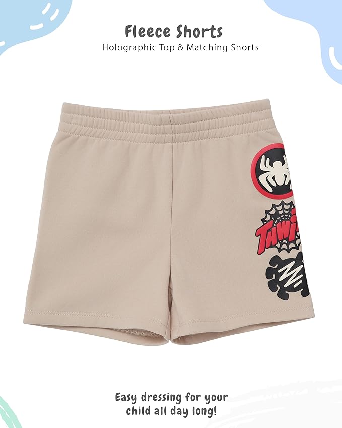 Marvel Boys' Spiderman S/S Lenticular Shor