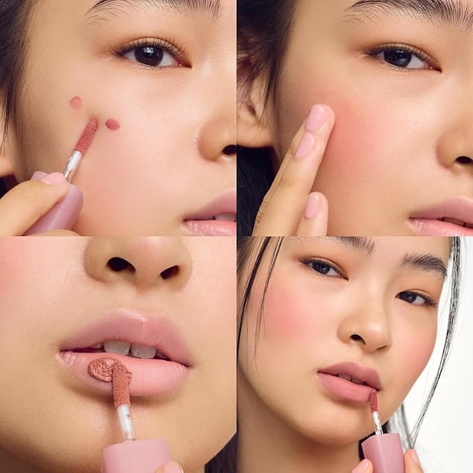 COLORGRAM NUDE BLUR TINT 11 DEEP CHOCOLATE | K-Beauty Makeup, Soft-Focus Matte Lip Stain, 2-in-1 Lip & Cheek | Lightweight Blurring Tint for a Smooth & Airbrushed Finish, Non-Sticky Formula