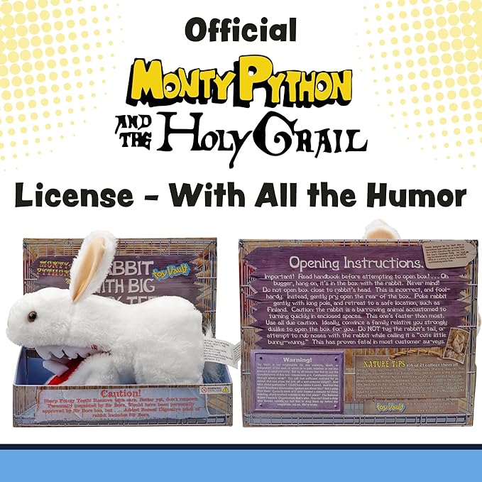 Toy Vault Monty Python Rabbit w/Big Pointy Teeth Plush