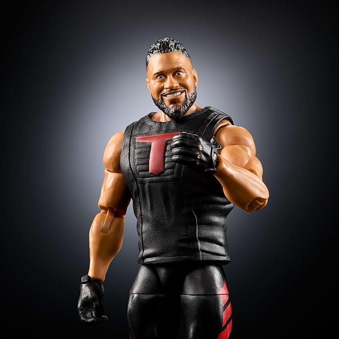 Mattel WWE Elite Action Figure & Accessories, Series #118, 6-inch Collectible Tonga Loa with 25 Articulation Points & Swappable Hands