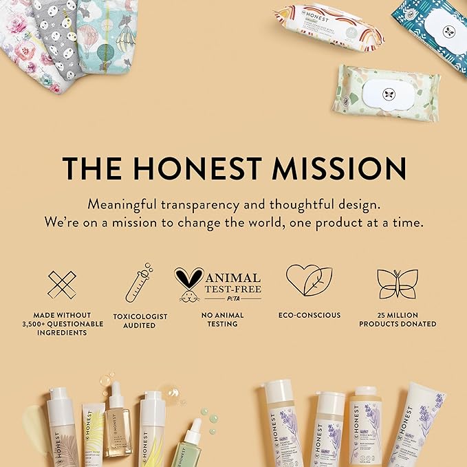 The Honest Company 2-in-1 Cleansing Shampoo Body Wash Refill Carton, Gentle for Baby, Naturally Derived, Tear-free, Hypoallergenic, Citrus Vanilla Refresh, 32 fl oz, (Pack of 2)