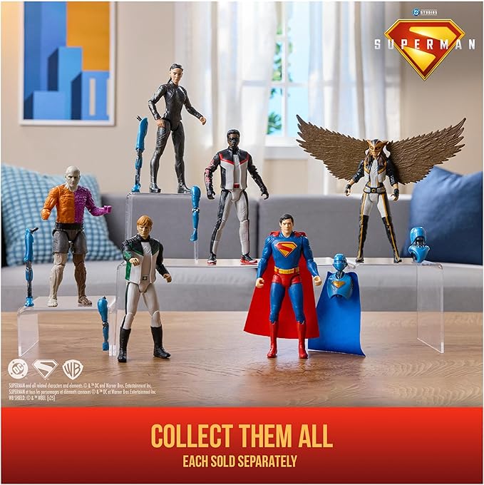 DC Comics, Superman 6-Inch Metamorpho Action Figure, Authentic Superman Movie Styling, Super Heroes Kids Toys for Boys and Girls Ages 4 and Up