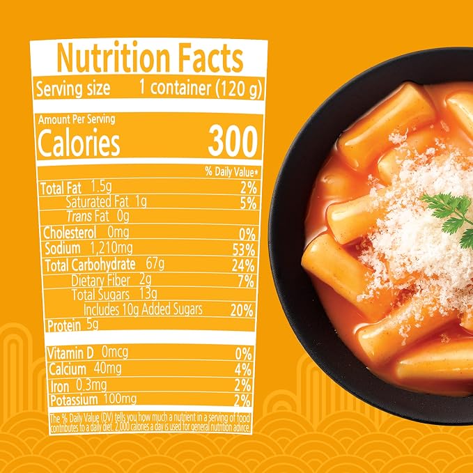 Dongwon Yangban Cheese Tteokbokki Cup, 6-Pack with Forks, Microwave Korean Rice Cakes Ready in 3 Minutes, Mild Cheddar and Parmesan Sauce with Hint of Heat, Kid-Approachable Comfort Snack, 4.23oz (120g)