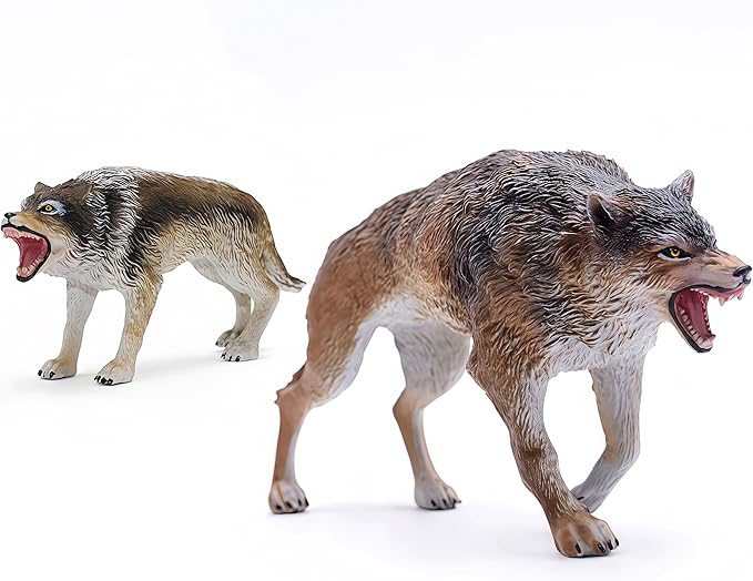 Gemini&Genius Direwolfs Animals Action Figure Toys for Kids