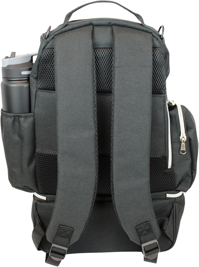 Flight level Disc Golf Backpack with Insulated Cooler | Frisbee Disc Golf Bag | Large Capacity up to 20 Discs