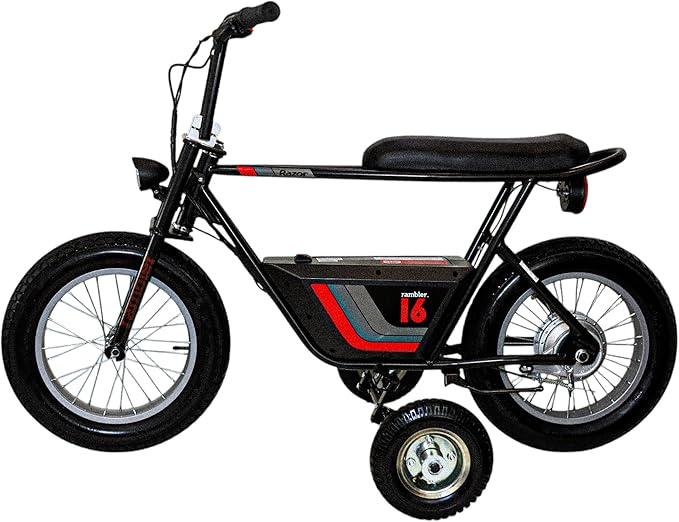 Hardline Products USA Wheels for Tots Training wheels for Razor Rambler 12 & 16 24v-36v Electric Minibike - 1602-UT-Rambler