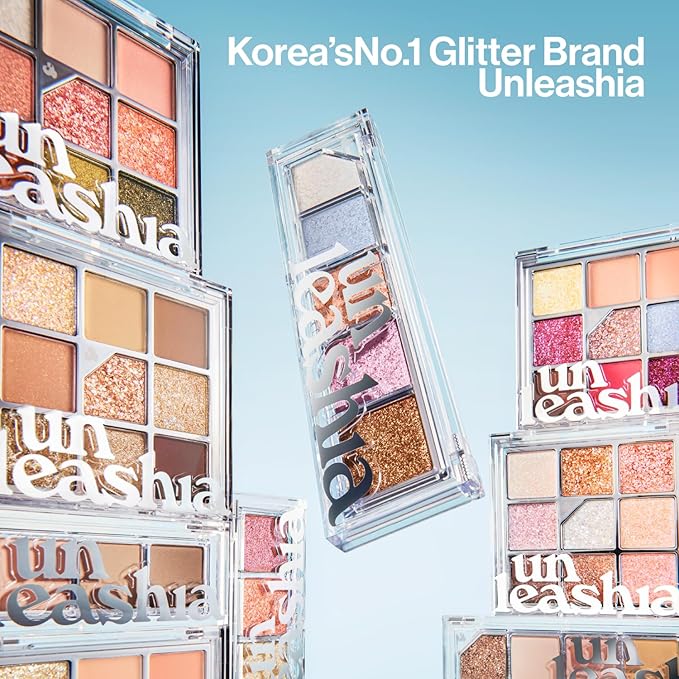 UNLEASHIA Glitterpedia Eye Palette NO.5 All of Dusty Rose
