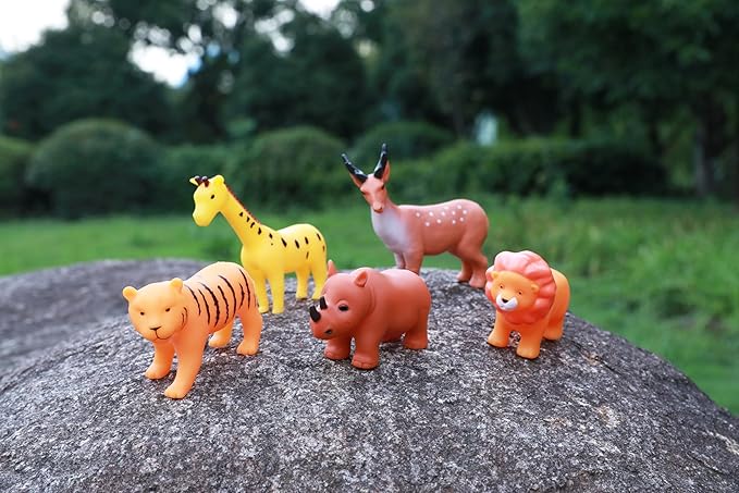 Bath Toys for Infants Ages 1-3|Sealed, No Hole Bathtub Toys |Floating Animal Toys Set|No Hole Design| (5-Piece Set)