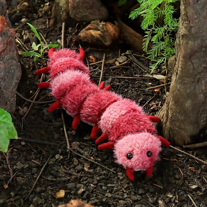 Apricot Lamb Insect Toys Plush Devil Centipede Stuffed Animal Soft Cuddly Perfect for Kids