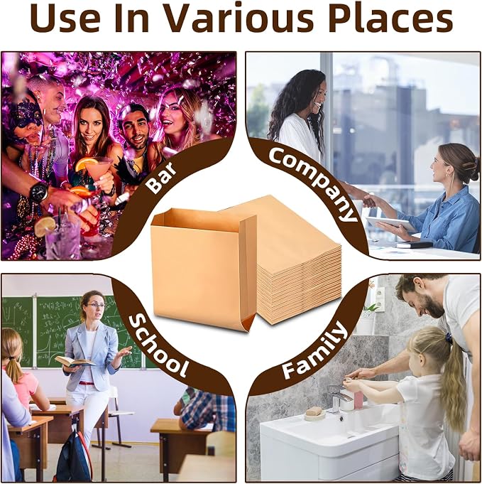 300 Pcs Sanitary Napkin Disposal Bags, Disposable Sanitary Bags for Feminine Products, Diaper Bags Wax Paper Period Bags for Sanitary Pads Bulk Tampon Disposal Bags for Bathroom and School