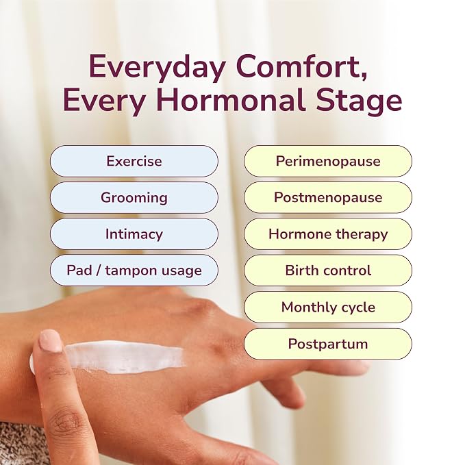 Kindra Daily V XL Vaginal Moisturizer Lotion - OBGYN Recommended for Dryness & Itch, with Hyaluronic Acid, Odor Support - Estrogen-Free Cream, pH-Balanced Feminine Care - 120 Applications