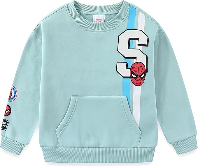 Marvel Spider-Man Boys 2 Piece Sweatshirt and Pant Sets for Toddlers and Big Kids