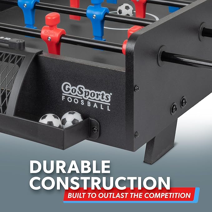 GoSports 32 Inch Tabletop Foosball Game Set - Oak or Black | Tabletop, Foosball, Oak, Black