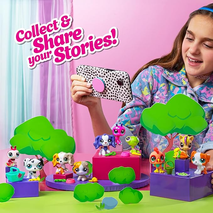 Littlest Pet Shop - Diner Dash Play Pack, Gen 7 Authentic LPS Bobble Head Toy Figure, Collectible Toy Animal, Ages 4+ - Amazon Exclusive