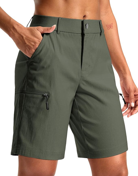 G Gradual Women's 7"/9" Hiking Cargo Shorts Quick Dry Lightweight Golf Outdoor Work Summer Travel Shorts with Pockets