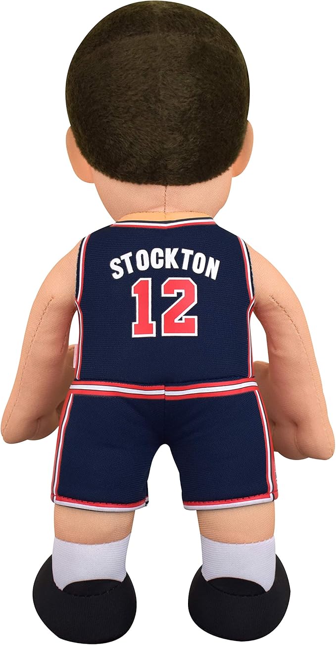 Bleacher Creatures USA Basketball John Stockton 10" Plush Figure- A Dream Teamer for Play or Display