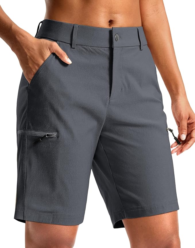 G Gradual Women's 7"/9" Hiking Cargo Shorts Quick Dry Lightweight Golf Outdoor Work Summer Travel Shorts with Pockets