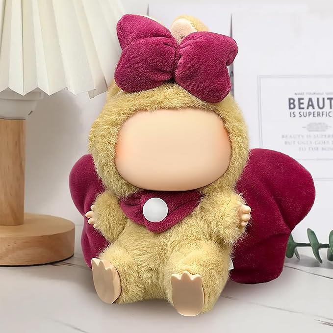 Clothes Fit for 23CM Doll, Fashion Doll Clothes Outfit Set Cute Theme Designer Toys Dress Accessories for Collector Fans Display (Rose Red Bow)