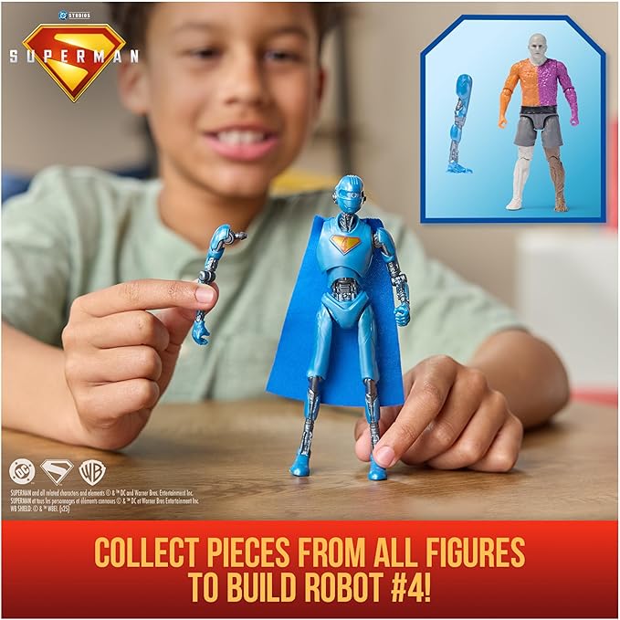 DC Comics, Superman 6-Inch Metamorpho Action Figure, Authentic Superman Movie Styling, Super Heroes Kids Toys for Boys and Girls Ages 4 and Up
