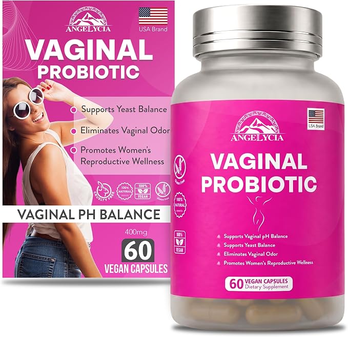 ANGELYCIA Probiotics for Women - Vaginal Probiotic for Vaginal Health and Tightening, Supports Vaginal Probiotics Balance with Natural Ingredients for Optimal Feminine Care