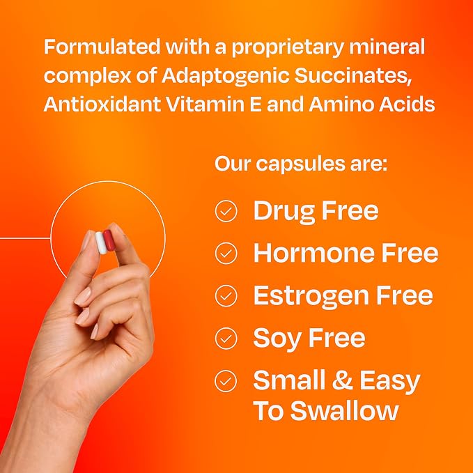 Amberen Menopause Supplement for Women, Clinically Proven, Helps Support Hormone Balance, Helps Relieve 12 Menopause Symptoms: Hot Flashes, Night Sweats, Mood Swings and More, 60 Days Supply